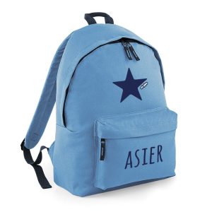 MOCHILA JUNIOR AZUL