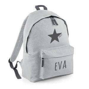 MOCHILA JUNIOR GRIS