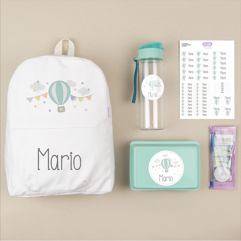 PACK BLANCO "MI EQUIPO, PARA EL COLE" - Imagen 2
