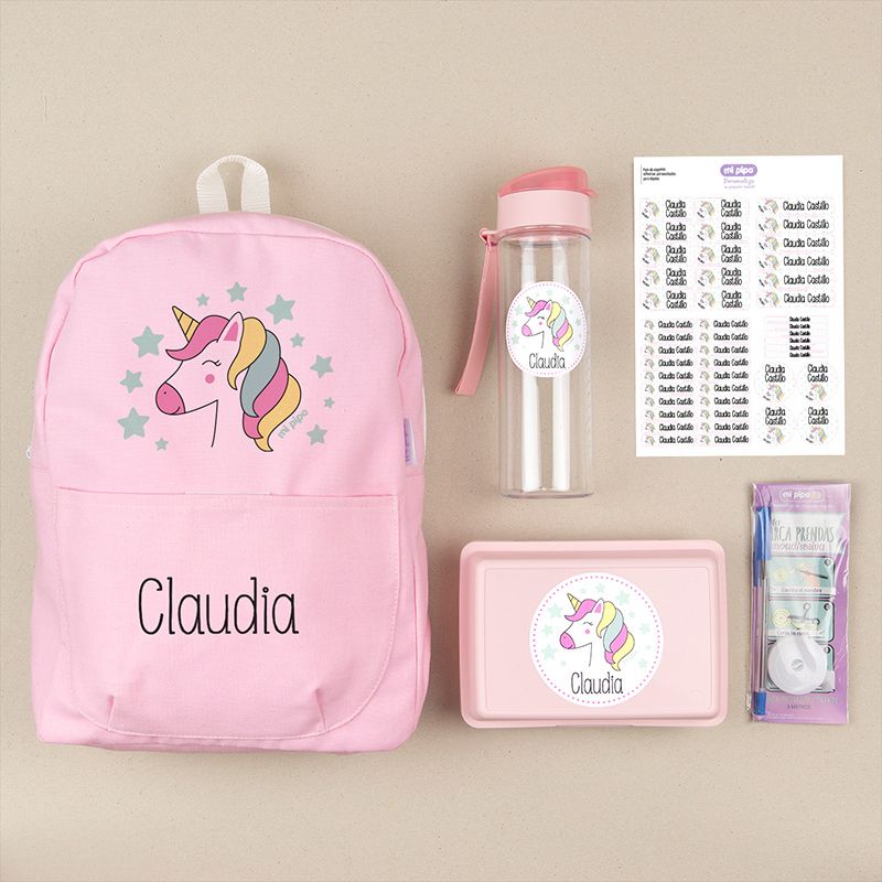 PACK ROSA "MI EQUIPO, PARA EL COLE"