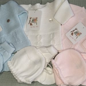 CONJUNTO DE POLAINA EN TONOS PASTELES