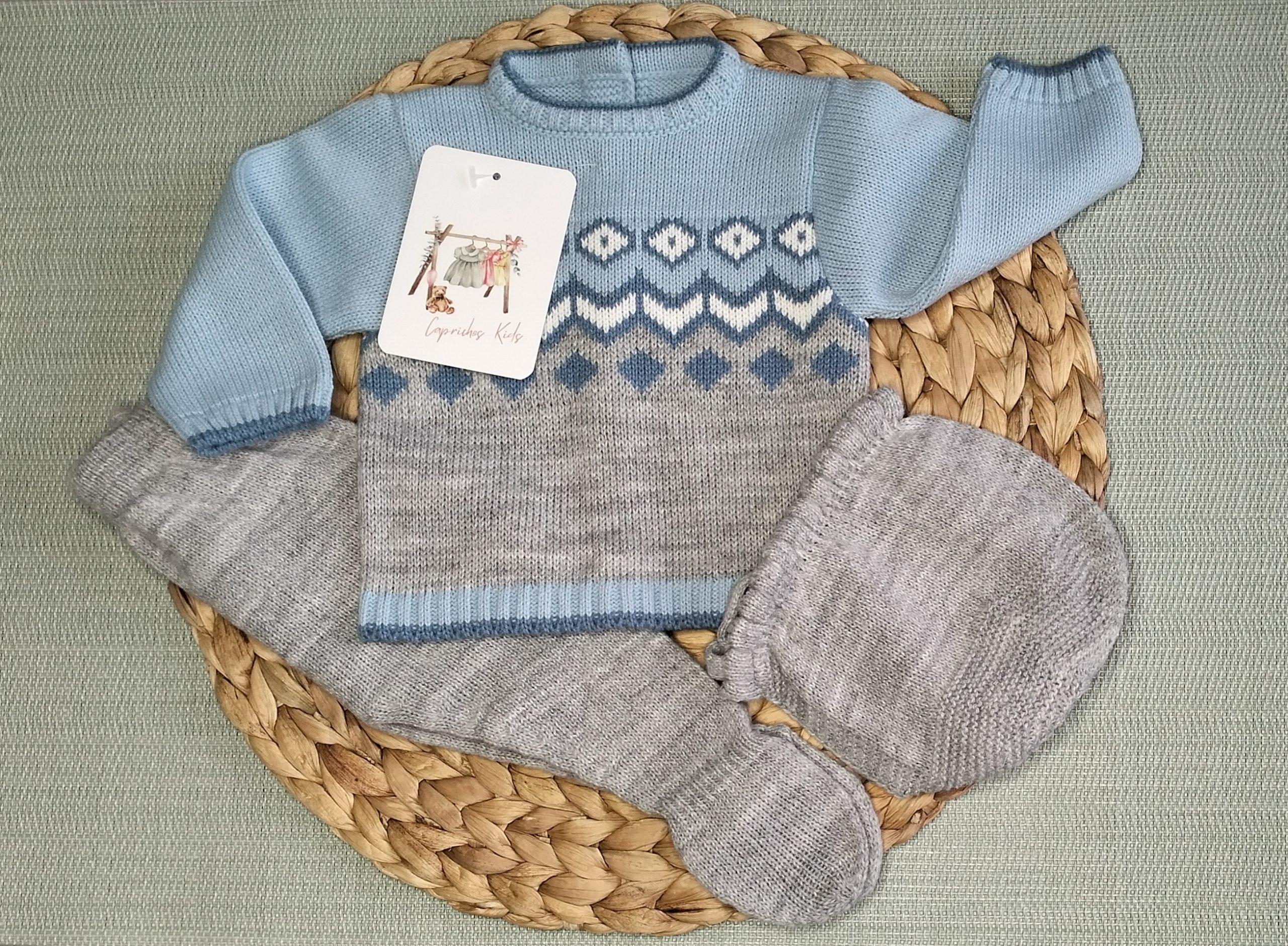 CONJUNTO DE POLAINA CON ESTAMPADO DE ROMBOS - Imagen 2