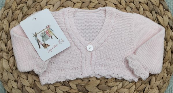 REBECA DE PUNTO NIÑA (ROSA, CRUDO Y BLANCO) - Imagen 3