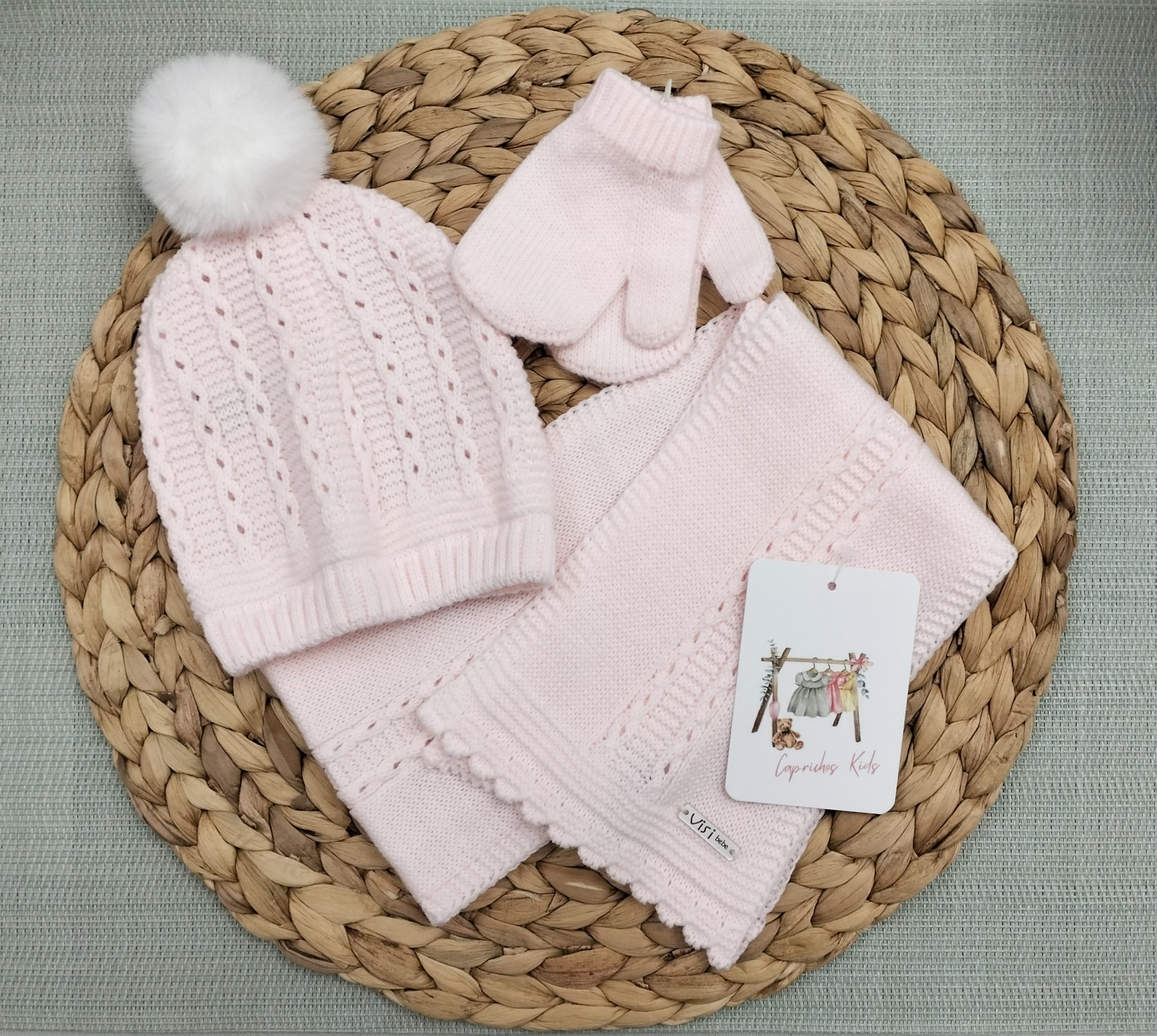 SET DE INVIERNO (ROSA, CELESTE Y CRUDO) - Imagen 2