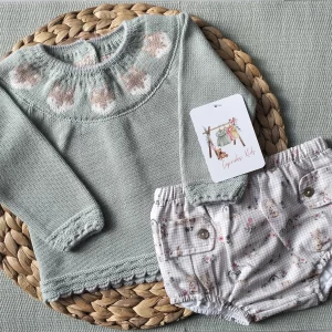 CONJUNTO NIÑO ANIMALES, VERDE VENTA
