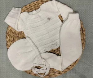 CONJUNTO DE POLAINA EN COLOR CRUDO