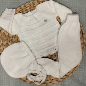 CONJUNTO DE POLAINA EN COLOR CRUDO