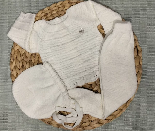 CONJUNTO DE POLAINA EN COLOR CRUDO