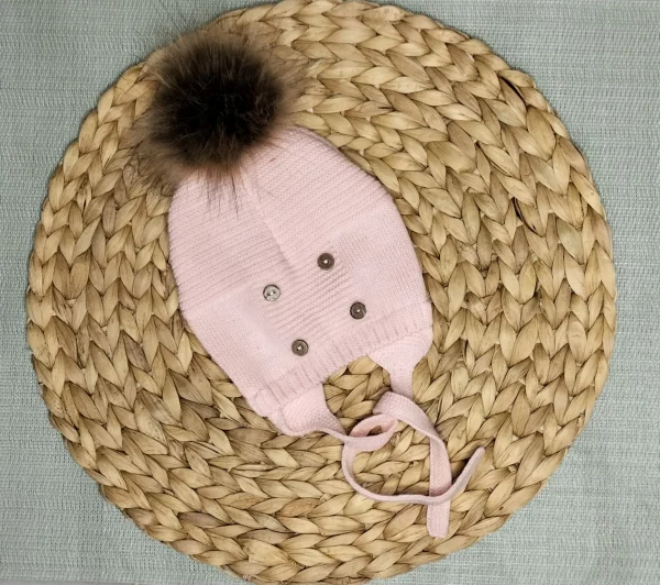 GORRO DE LANA CON POMPOM - Imagen 6
