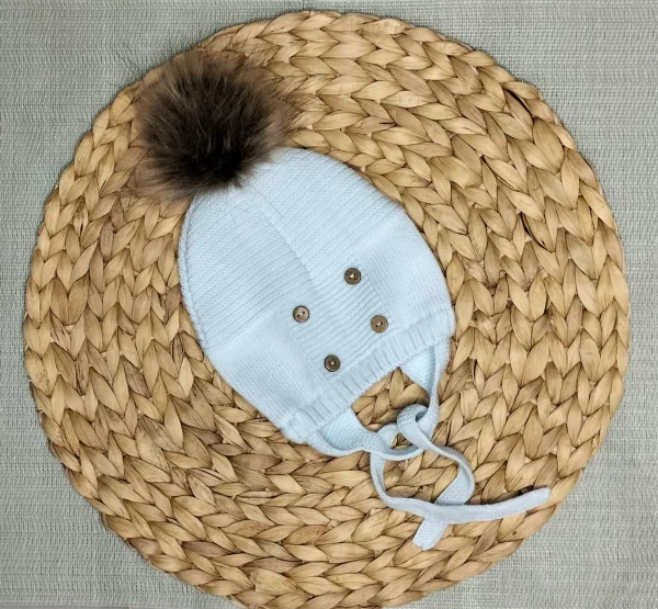 GORRO DE LANA CON POMPOM - Imagen 4