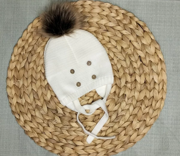 GORRO DE LANA CON POMPOM - Imagen 5