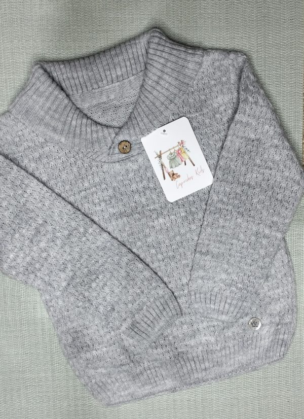 JERSEY NIÑO, COLOR GRIS JASPE