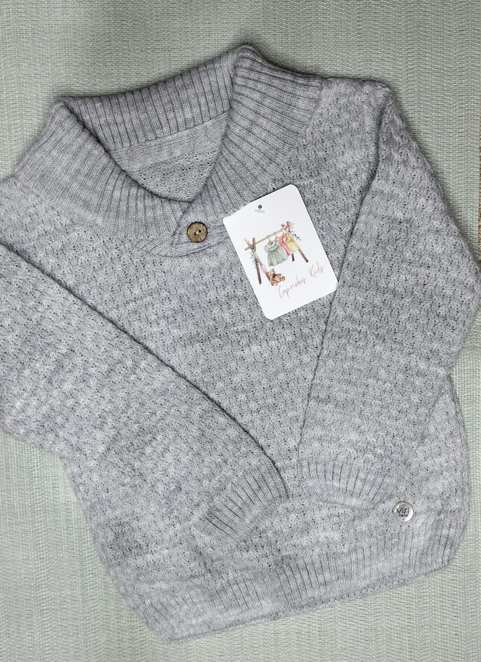 JERSEY NIÑO, COLOR GRIS JASPE