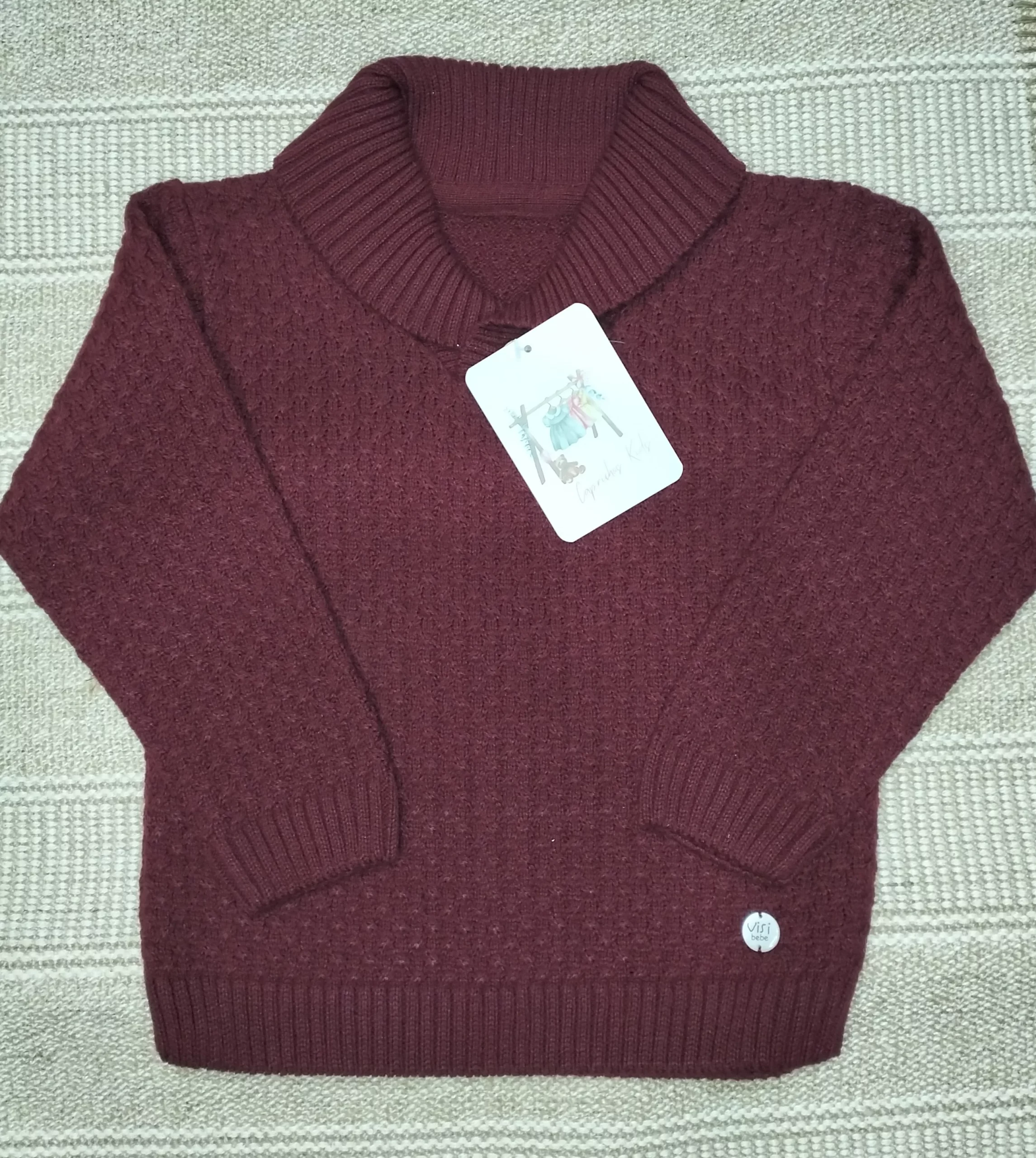 JERSEY NIÑO, COLOR GRANATE
