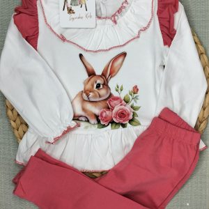 CONJUNTO ALGODON LEGGINS CONEJITA