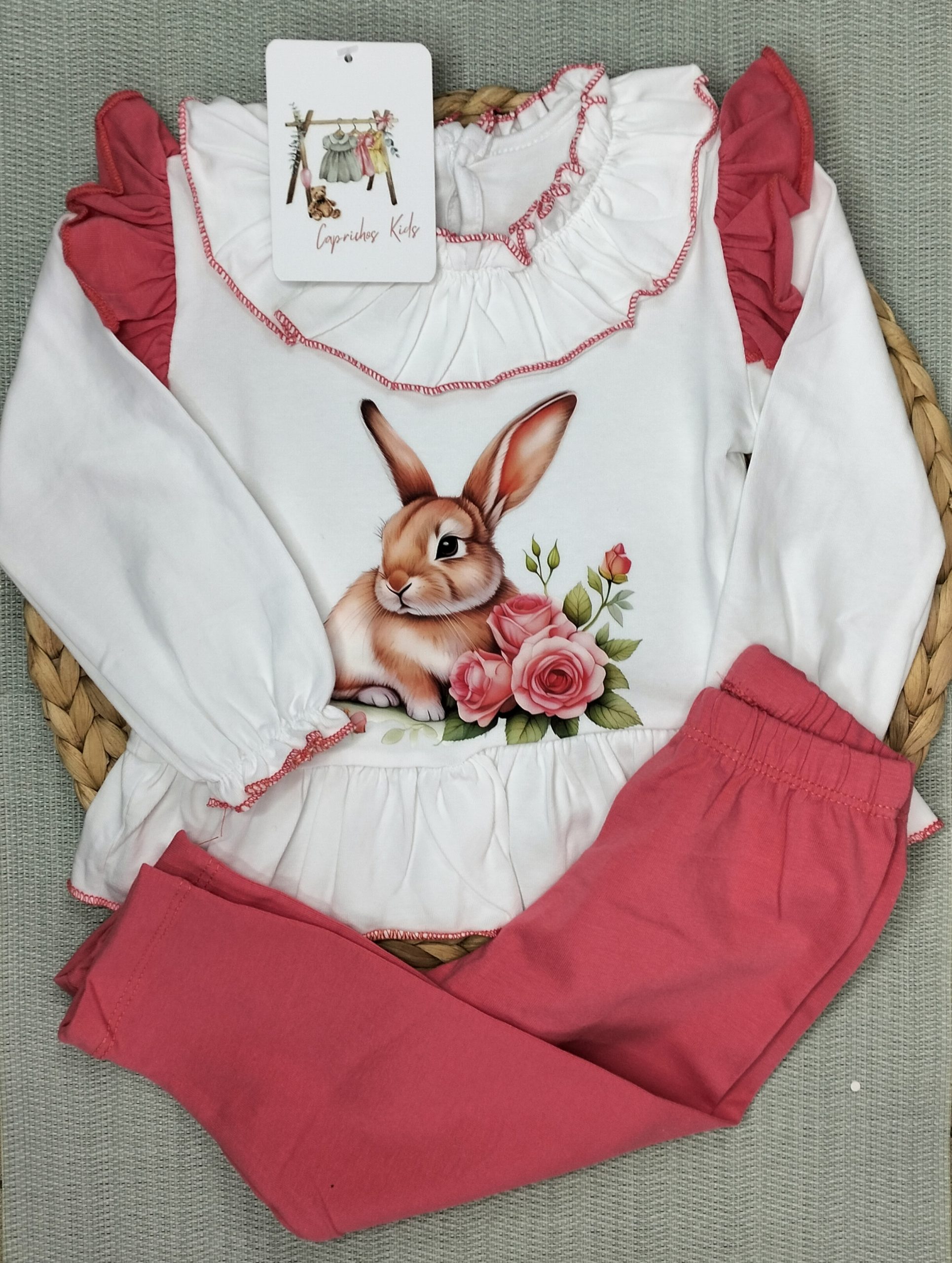 CONJUNTO ALGODON LEGGINS CONEJITA