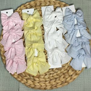 LAZOS PELO BAMBULA, TONOS PASTELES