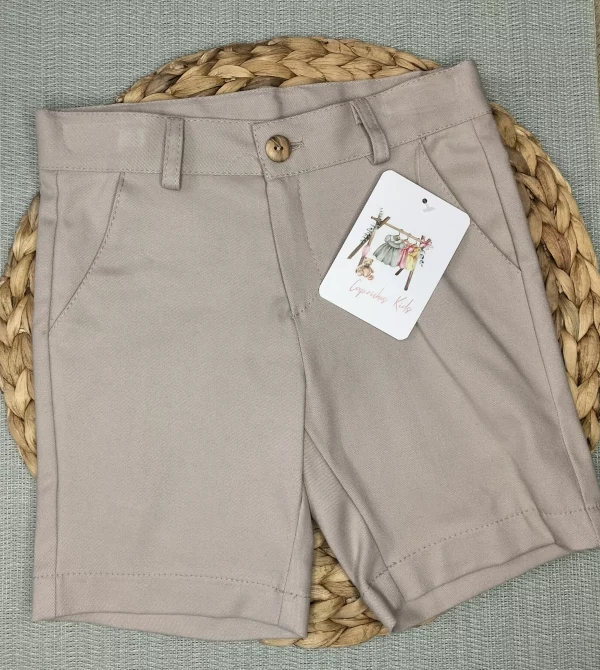 PANTALON CORTO SAGRA, BEIGE