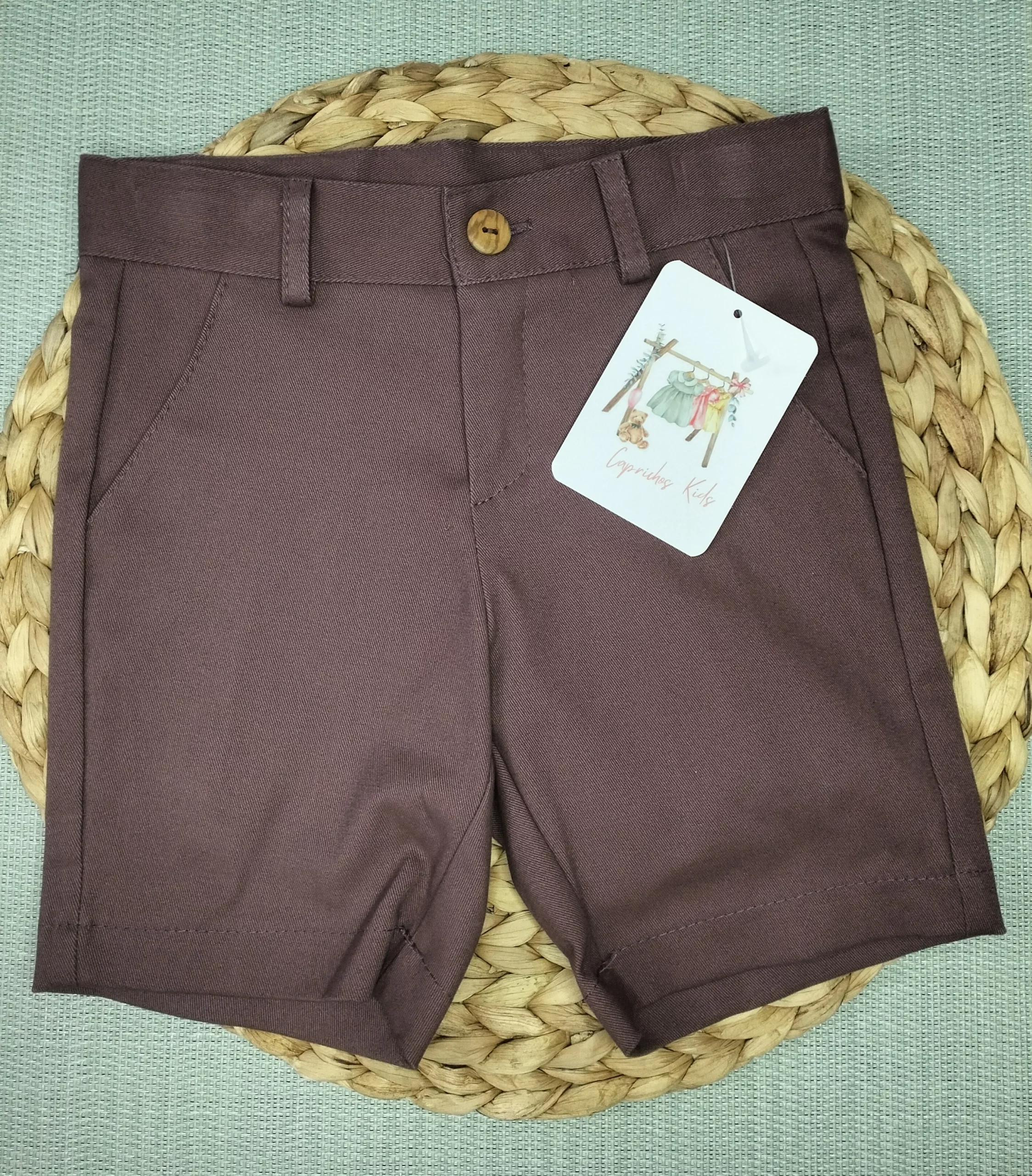 PANTALON CORTO SAGRA, BURDEOS