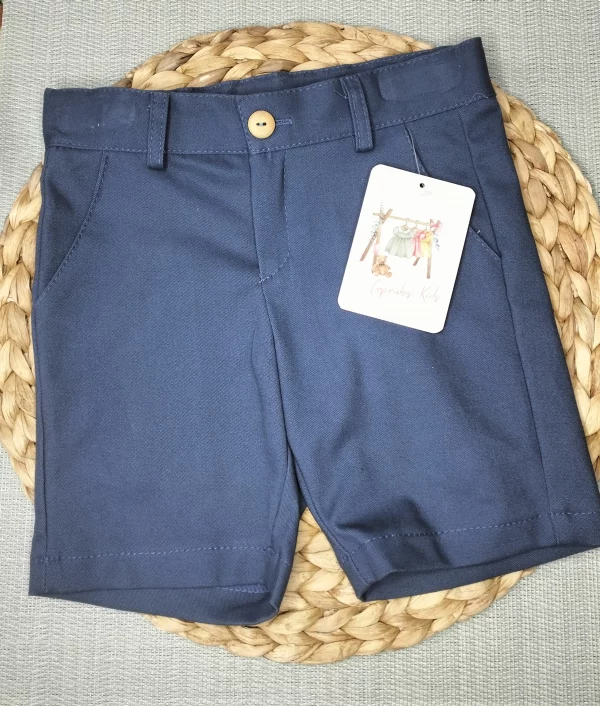 PANTALON CORTO SAGRA, AZUL