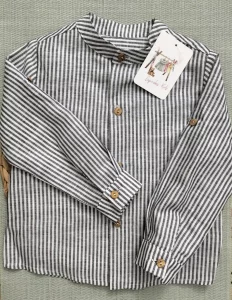 CAMISA CARAMELO, AZUL MARINO