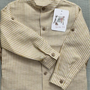 CAMISA CARAMELO, MOSTAZA
