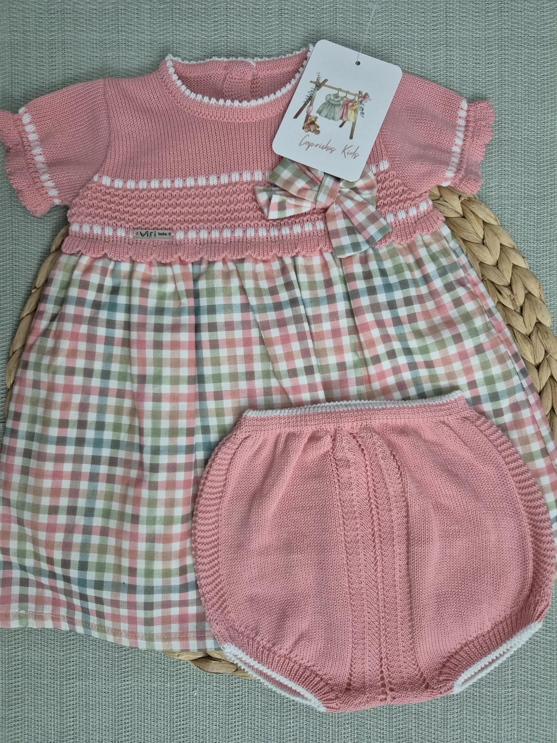VESTIDO ROSA VINTAGE
