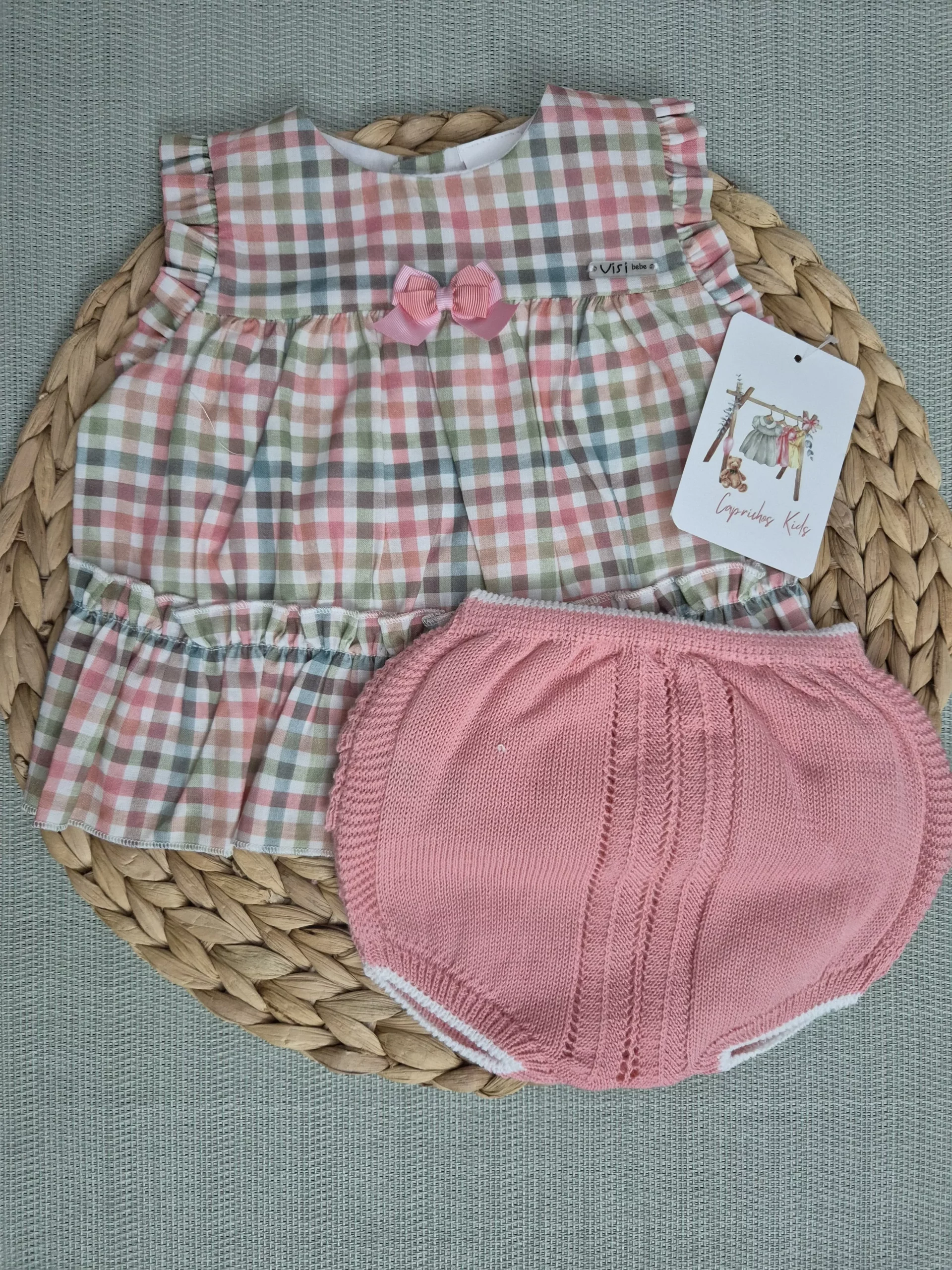 CONJUNTO ROSA VINTAGE