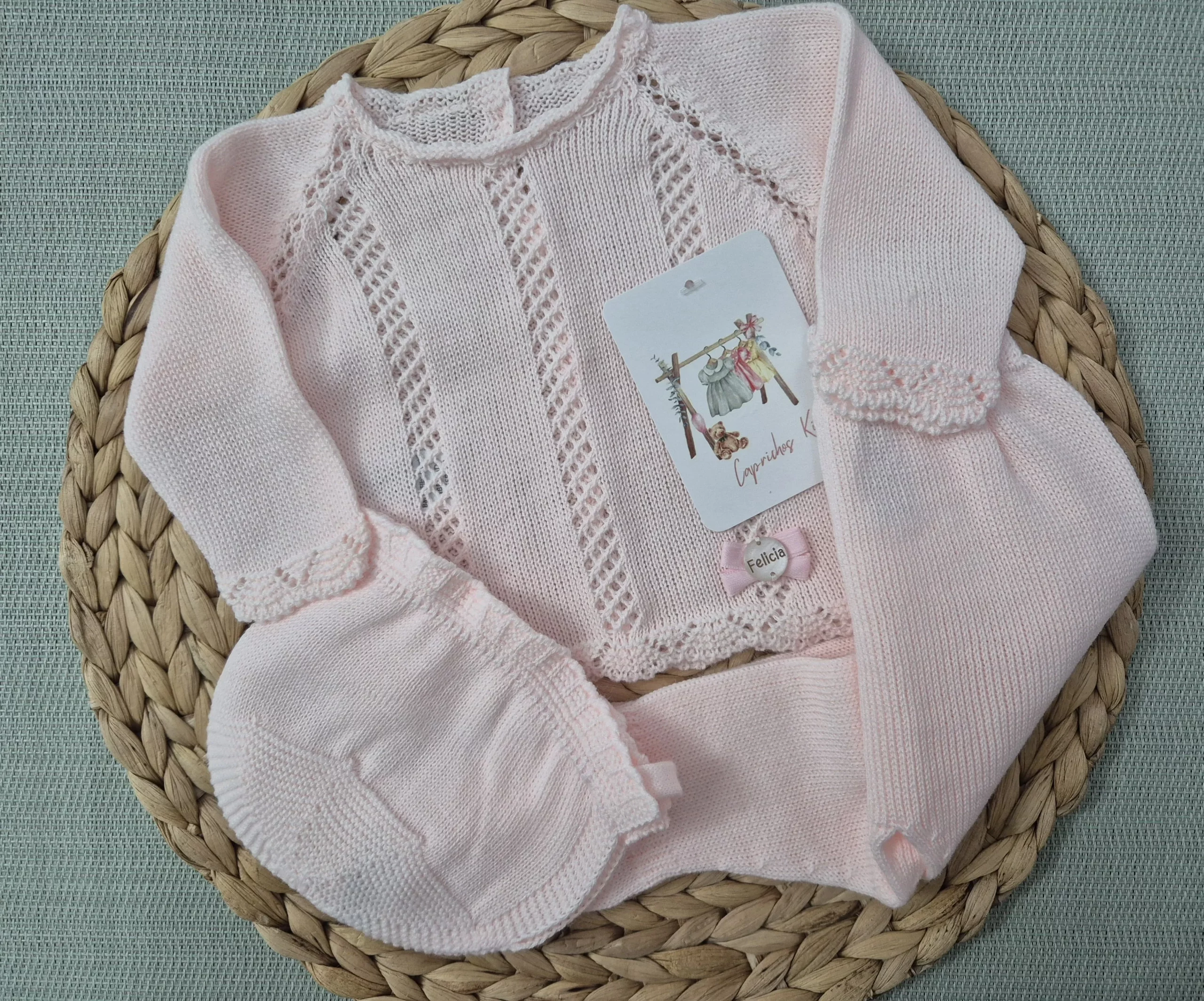 CONJUNTO POLAINA, ROSA