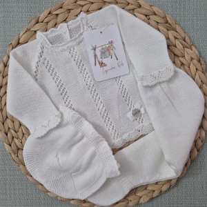 CONJUNTO POLAINA, BLANCO
