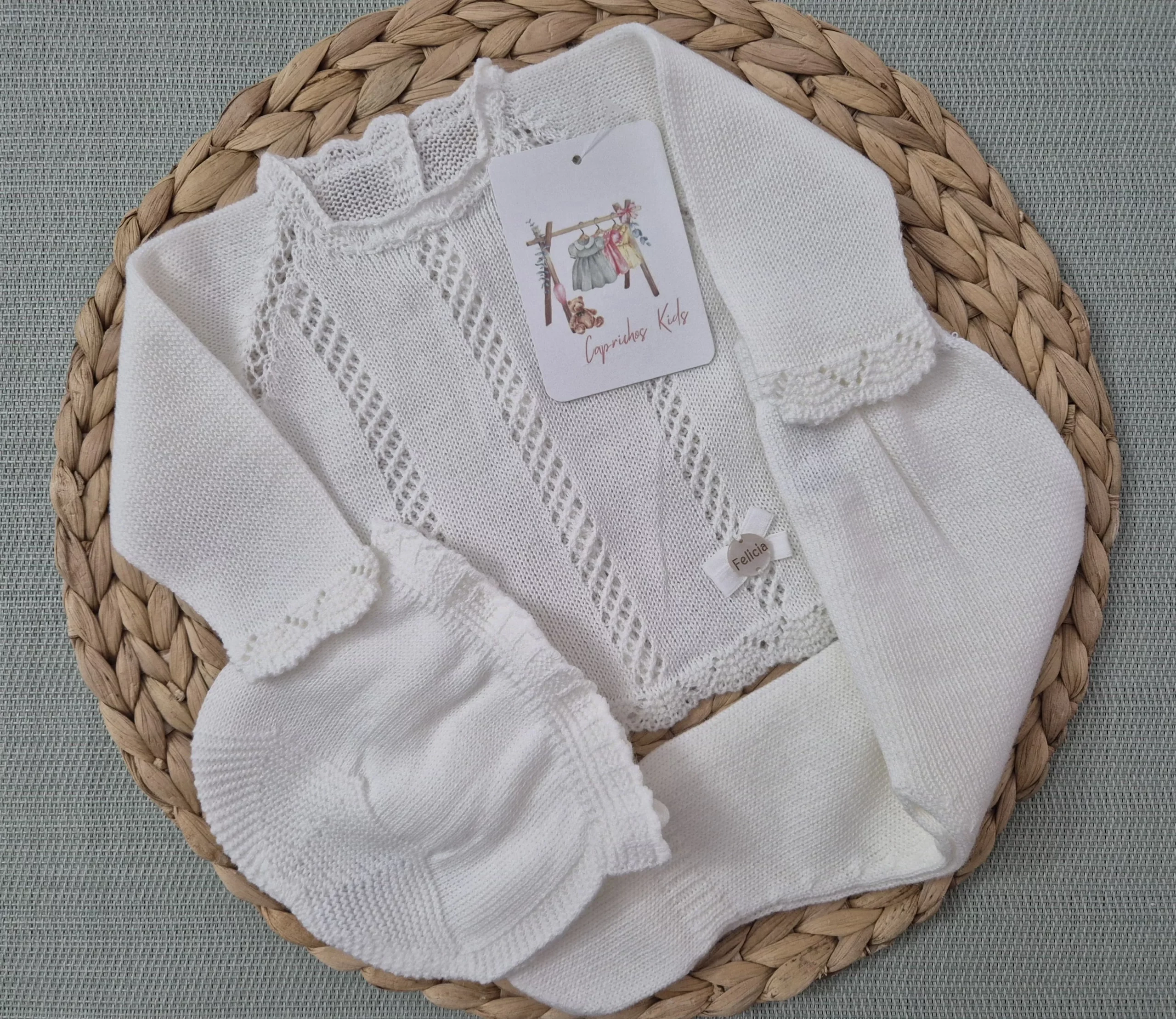 CONJUNTO POLAINA, BLANCO