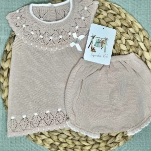 CONJUNTO PUNTO SALMON EMPOLVADO