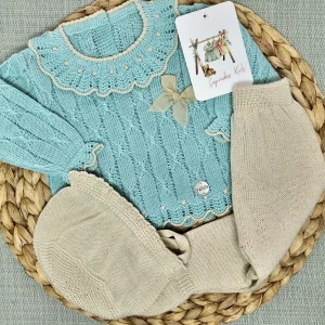 CONJUNTO POLAINA TURQUESA