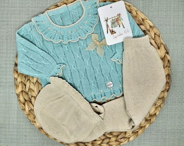 CONJUNTO POLAINA TURQUESA