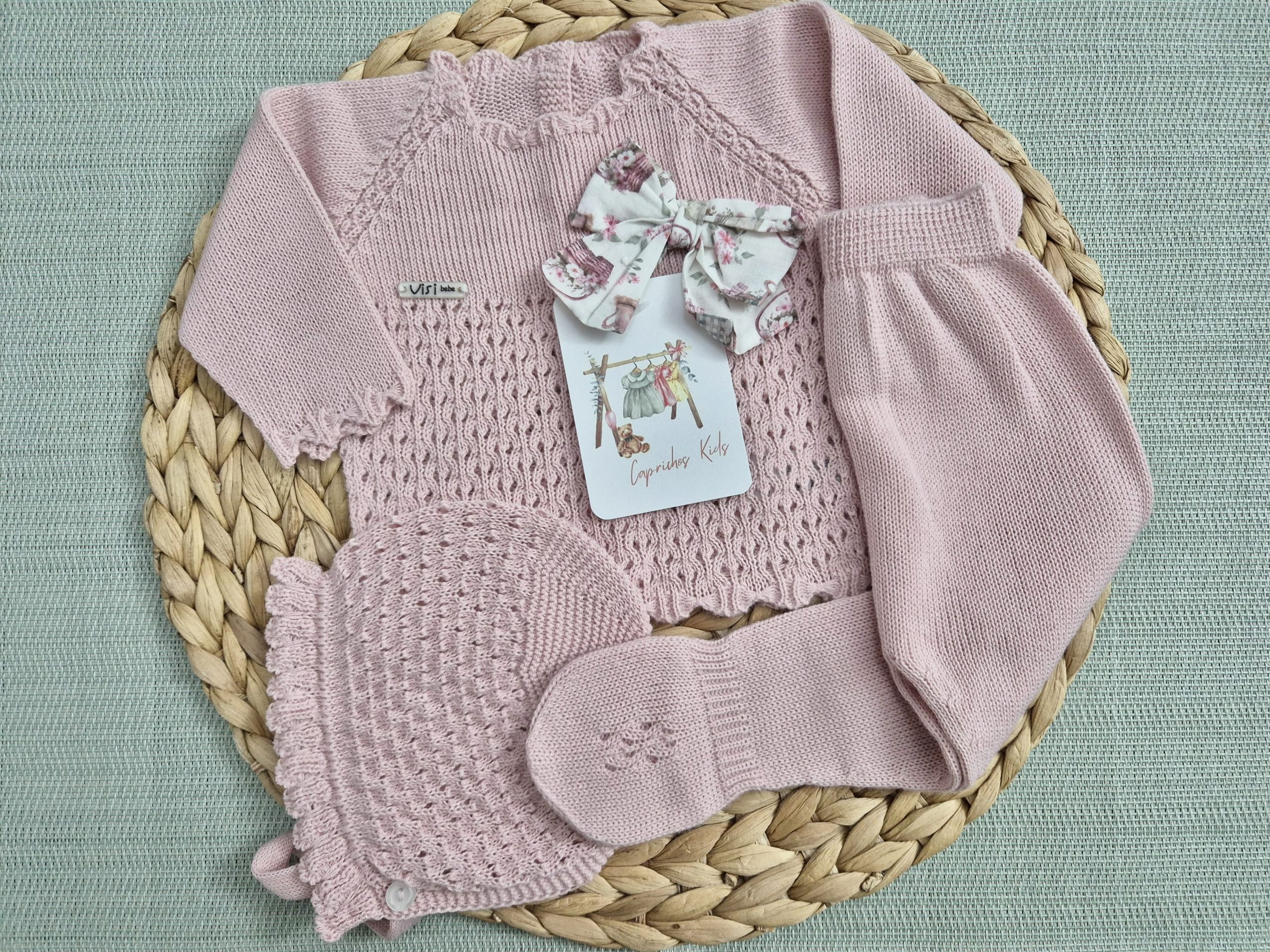 CONJUNTO POLAINA MAQUILLAJE CON MOÑA