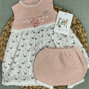 VESTIDO DE HILO CON ESTAMPADO DE PATOS