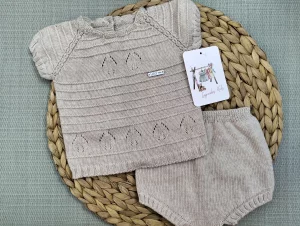 CONJUNTO LINO, MANGA CORTA