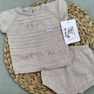 CONJUNTO LINO, MANGA CORTA