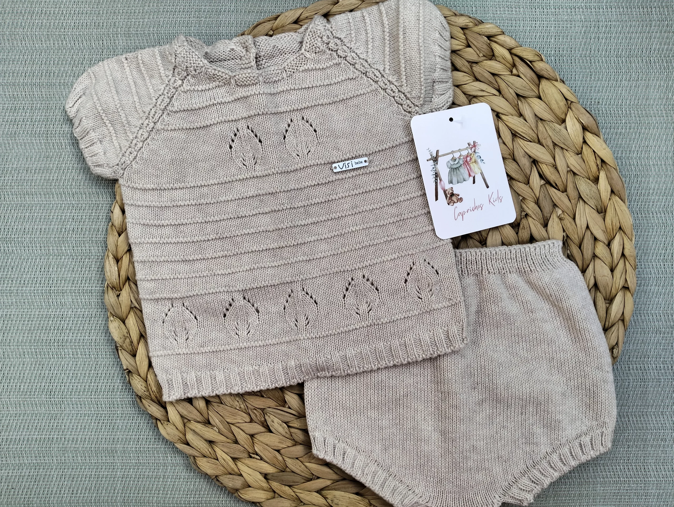 CONJUNTO LINO, MANGA CORTA