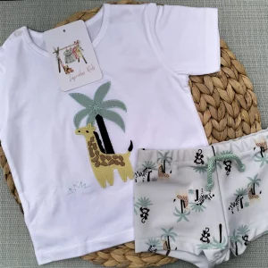 CONJUNTO DE BAÑO JIRAFA, NIÑO