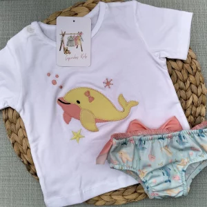 CONJUNTO BAÑO BALLENA, NIÑA