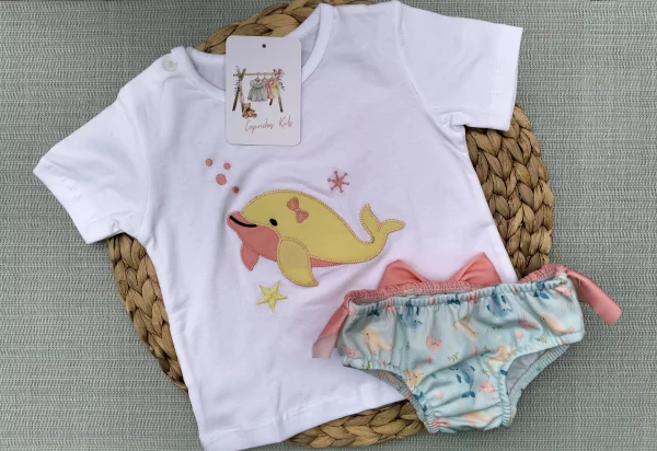 CONJUNTO BAÑO BALLENA, NIÑA