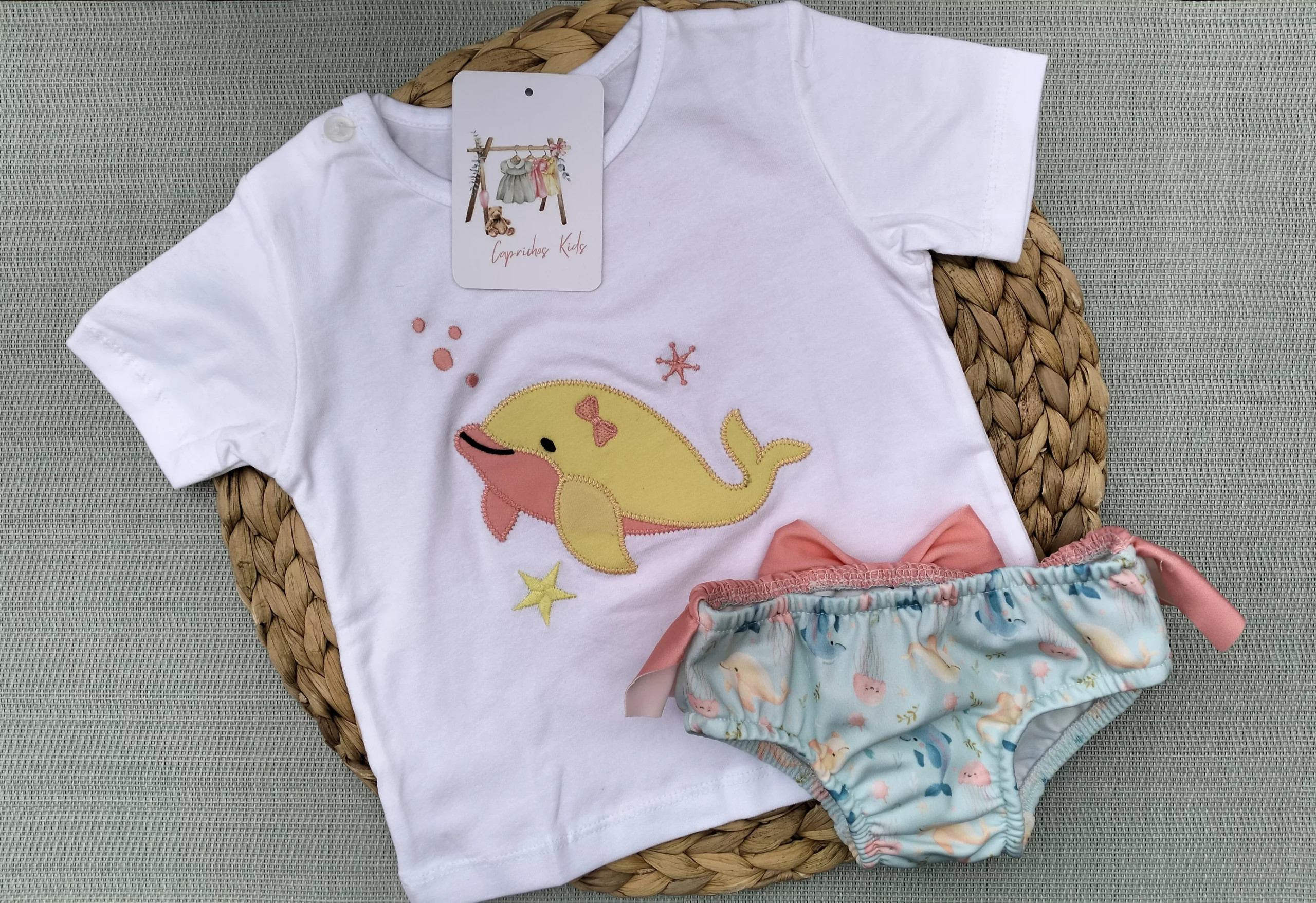 CONJUNTO BAÑO BALLENA, NIÑA