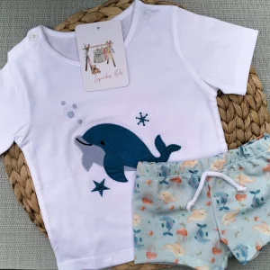 CONJUNTO DE BAÑO BALLENA, NIÑO