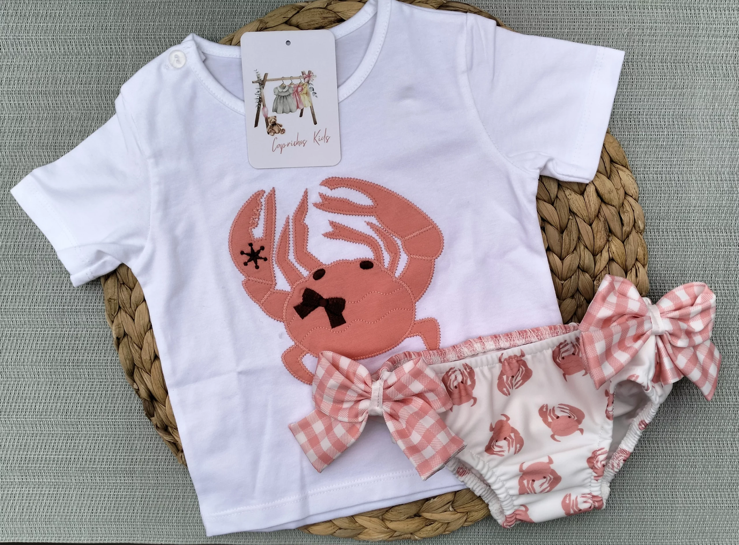 CONJUNTO DE BAÑO CANGREJO, NIÑA