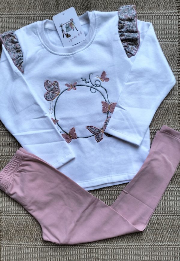 CONJUNTO MARIPOSAS DE ENSUEÑO BLANCO