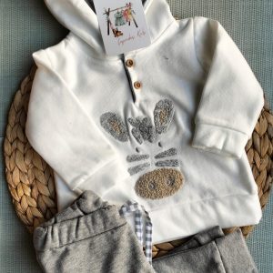 CONJUNTO CHANDAL JIRAFA GRIS