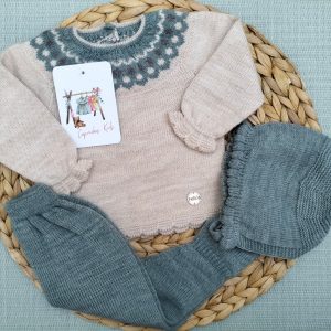 CONJUNTO POLAINA, HIELO/CRUDO VANISADO