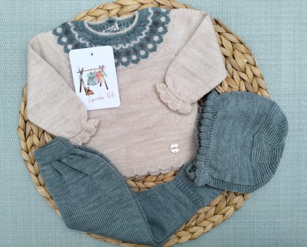 CONJUNTO POLAINA, HIELO/CRUDO VANISADO