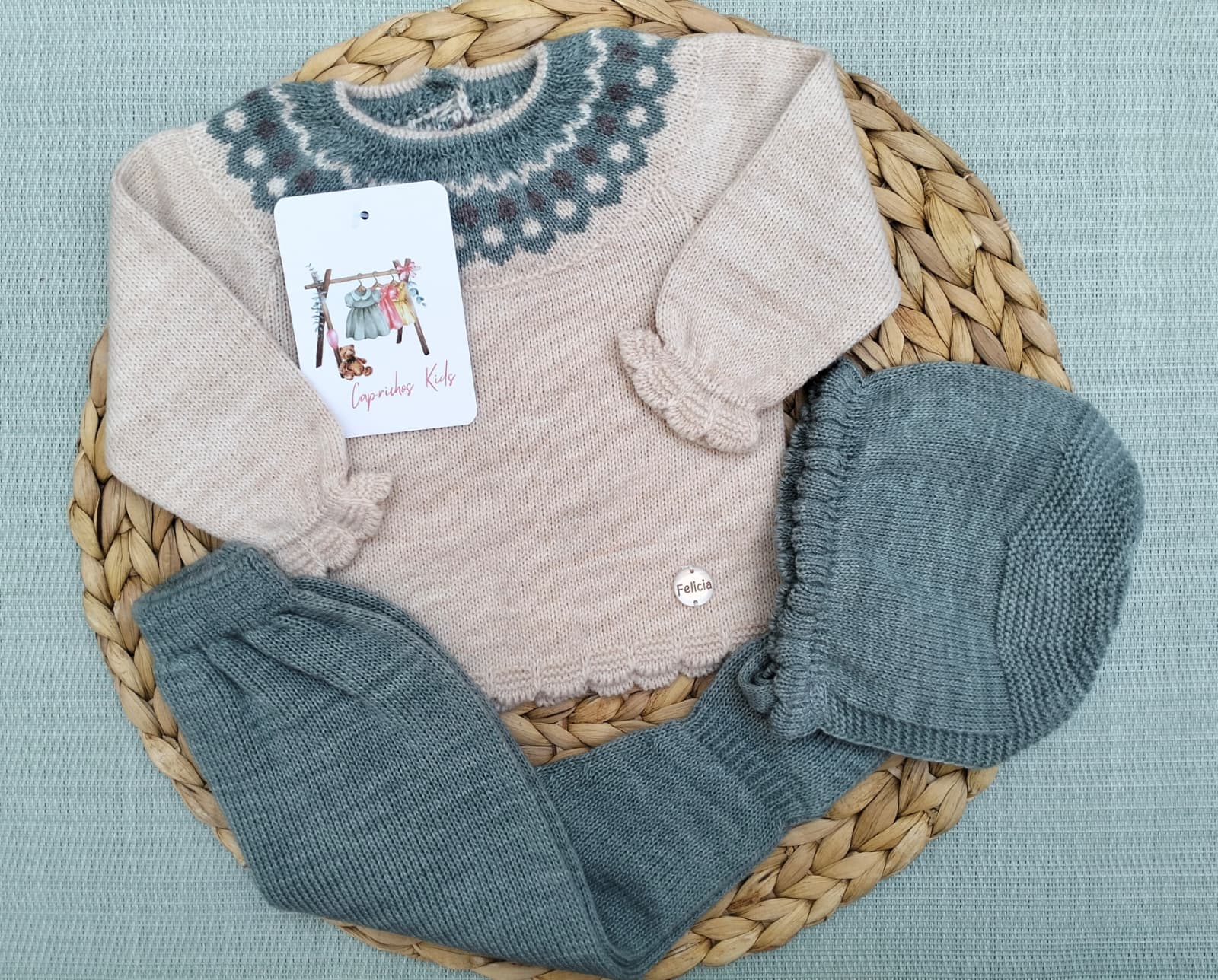 CONJUNTO POLAINA, HIELO/CRUDO VANISADO